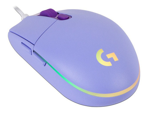 Mouse Gamer Logitech Lightsync G203 Rgb, 8000 Dpi, 6