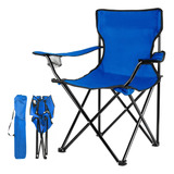 Silla De Camping Plegable Portátil Con Bolsa Playa Picnic 