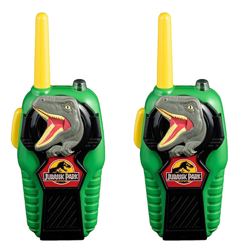 Ekids Walkie Talkies De Juguete Jurassic Park Para Niño Nvd1