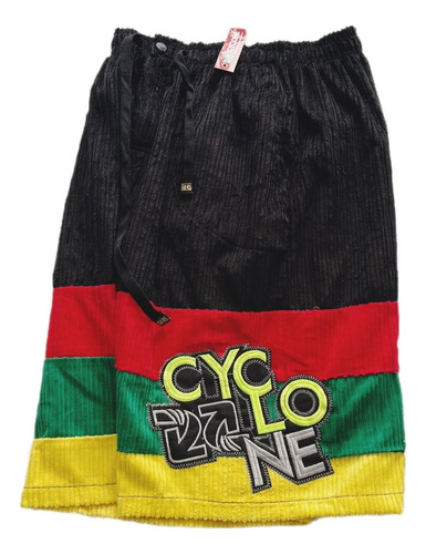 Bermuda Da Cyclone De Veludo Do Reggae Verde