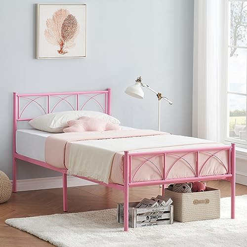 Idealhouse Gaomon Marco De Cama Doble Rosa Para Niñas, Marco