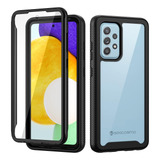 Seacosmo Funda P/ Samsung A52 Transparente Prueba Golpes