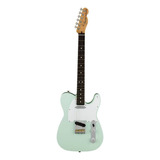 Guitarra Eléctrica Fender American Performer Telecaster De Aliso Satin Sonic Blue Uretano Satin Con Diapasón De Palo De Rosa