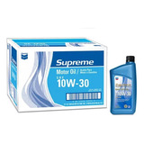 Aceite Supreme Para Motor A Gasolina Chevron 10w30 12pzs