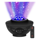 Proyector Luz Galaxia Estrellas Led Parlante Velador Lampara Color De La Estructura Negro