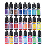 24 Colorantes Liquido Concentrado Para Vela Jabon Darumashop