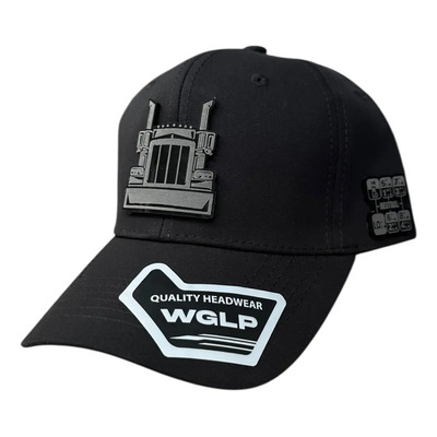 Gorra Trailer Trailero + Transmision Placa Full Black | Meses sin interés