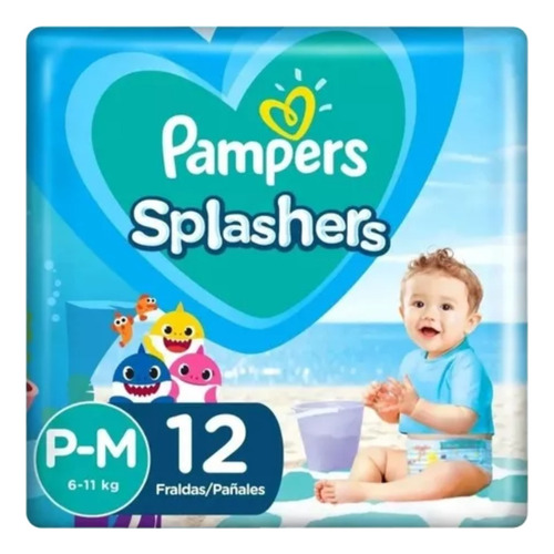 Pampers Splashers Pants Para Nadar Todos Los Talles