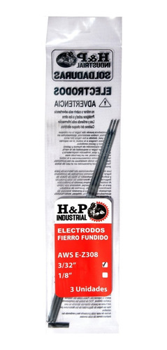 Electrodo Para Hierro Fundido Z308 3/32 99%ni 3und