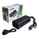 Fonte Xbox 360 Slim Bivolt 110v 220v 135w Ac Cabo De Força