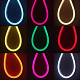 Kit 10m Mangueira Super Led Neon Flex Color + Controle Rgbw