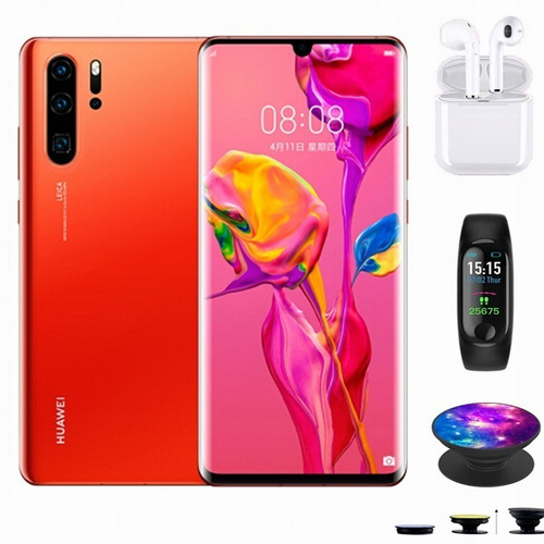 Huawei P30 Pro Dual Sim De 128 Gb Amber Sunrise Y 8 Gb De Ra