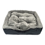 Cama Para Perros Cuadrada 70 X 60 Cm Suave Y Cómoda Lavables