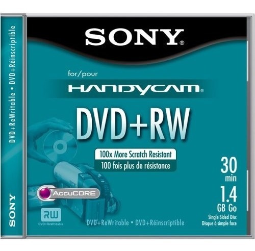 Sony Mini Dvd+rw 1.4gb 30min Regrabable Caja Slim Dpw30r2h
