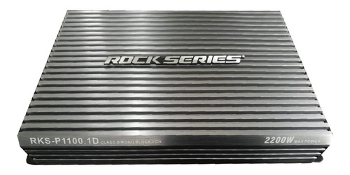 Amplificador Rock Series Rks-p1100.1d 2200wmax Class D 1 Can