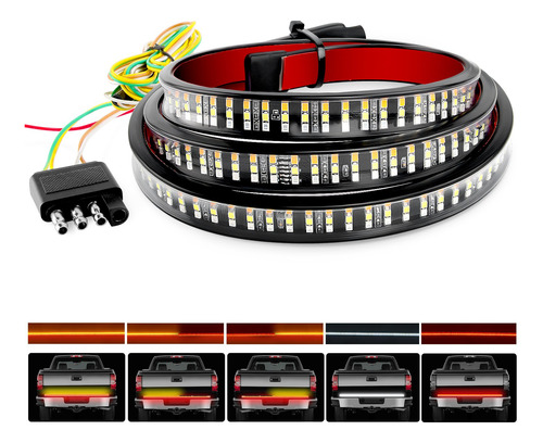 Nilight Tr-03 - Tira De Luz De Freno Secuencial Ámbar Con