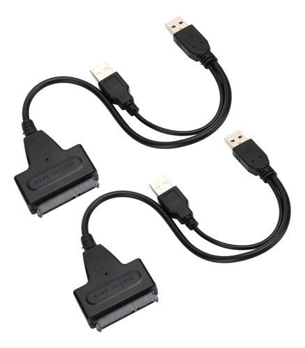 Adaptador De Cable Conversor Usb 2.0 Sata 7 De 15 Pines Para