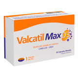 Suplemento Dietario Cabello Y Uñas Valcatil Max D3 X30 Caps