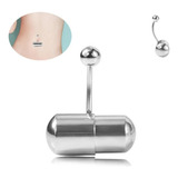 Piercing Vibratorio Curvo Para Lengua Y Ombligo 