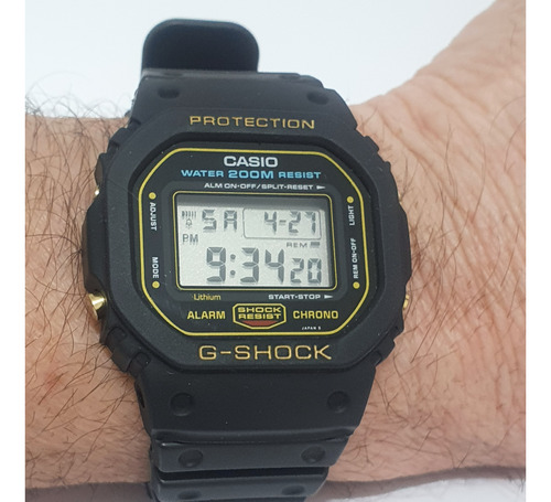 Relógio Casio Gshok Antigo Fundo De Rosca Original Tudo Ok 