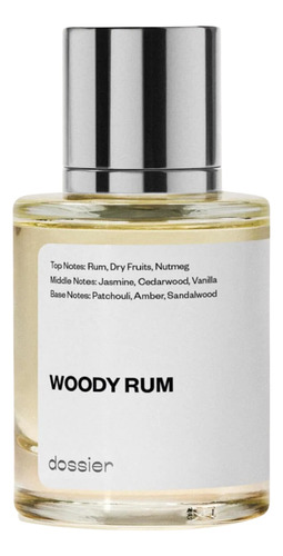 Perfume De Hombre Dossier Woody Rum Concentrado 50ml