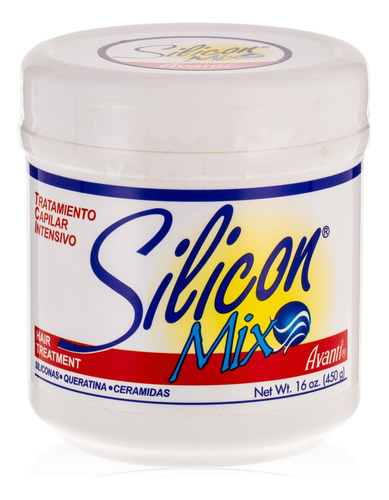 Tratamiento Intensivo De Pelo Silicon Mix,16 Onzas, Blanco
