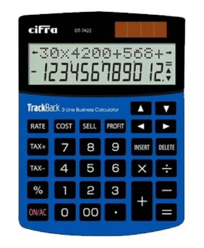 Calculadora De Escritorio Cifra Dt 7422 12 Dígitos 2 Líneas 