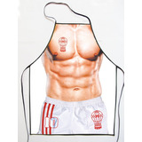 Delantal Cocina Huracan Futbol Sexy Hombre 50x65 A Pedido