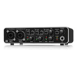 Interfaz De Audio/midi Usb Behringer Umc204 Con Preamplifica