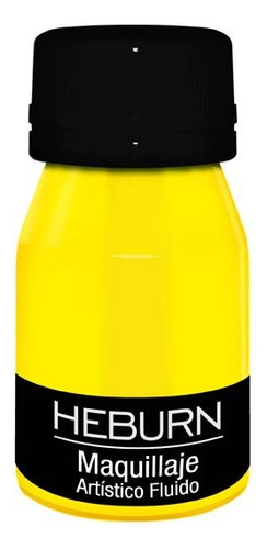 Heburn Maquillaje Artistico Fluido Profesional Amarillo