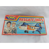 Brinquedo Antigo Helicóptero Chips Da Glasslite Anos 80 Ok