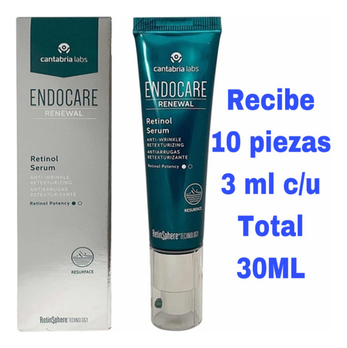 Endocare Renewal Retinol Serum 10 Pack Piel Normal Total 30m