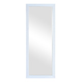 Espelho Branco Trabalhado  Luxo 60x160 Moldura 7cm - Decor