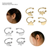 Piercing Falsos / Pack 8 Unidades / Aros Sin Perforación