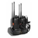 Kit 2 Radio Walk Talk Comunicador 16 Ch  777s Ht Segurança