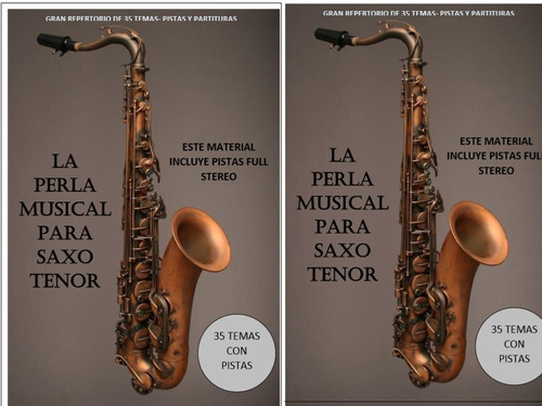 Partituras Pdf+pistas Full Stereo / 34 Temas Para Saxo Tenor