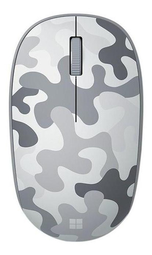 Mouse Sem Fio Microsoft Bluetooth Branco Camuflado 8kx-00001