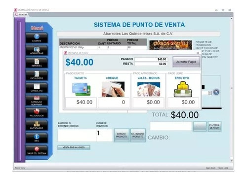 Sistema Programa Punto De Venta Para Cualquier Negocio A100