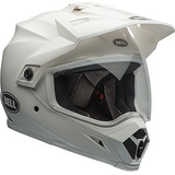Casco Integral De Moto Bell Mx-9 Adventure Mips (blanco Bril