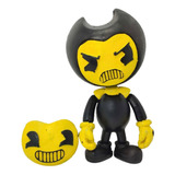 Figura Bendy 2 Caras Amarillo Brilla Articulable Ink Machine