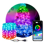 Luz Led Guirnalda Alambre Multicolor App Bluetooth Usb 5m