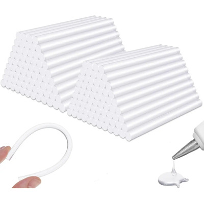 200 piezas de pegamento de fusión caliente transparente de alta adherencia 7 * 270 mm 2 Kilo Transparentede - Pegamento de silicona para vidrio para hacer joyas, manualidades, proyectos DIY | MercadoLibre