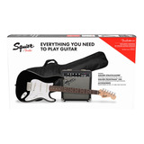 Kit Guitarra Fender Squier Stratocaster + Frontman 10g Black