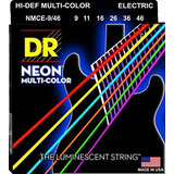 Dr Strings Cuerdas Para Guitarra Eléctrica Hi-def Neon (nmce