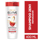 Shampoo Elvive Reparación Total 5 Cabello Dañado - 400ml