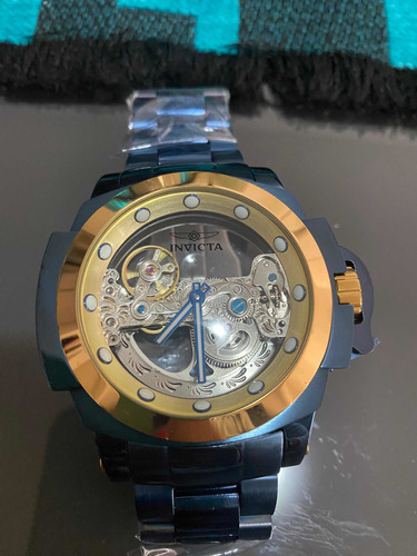 Reloj Invicta Automático Azul Metálico