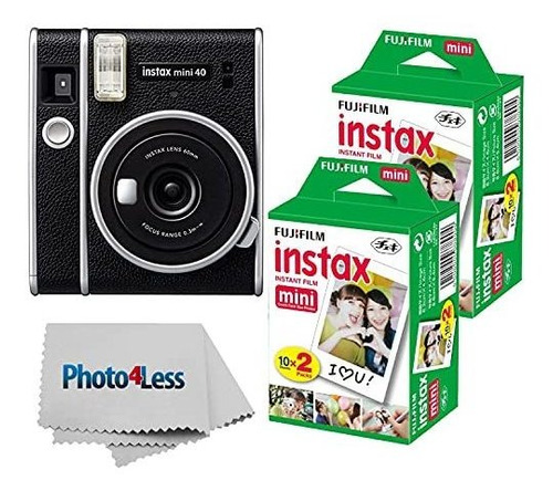 Fujifilm Instax Mini 40 Instant Camera + Fujifilm Instax Min