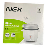 Olla Arrocera Nex 1.8 Litros Tapa Vidrio Bowl Aluminio