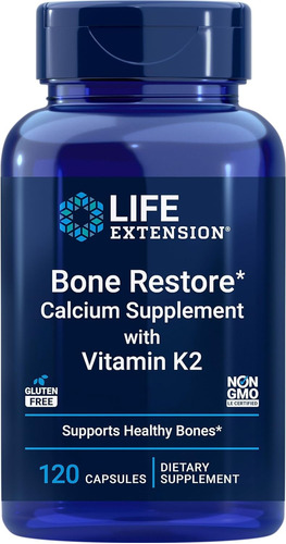 2 Life Extension | Bone Restore With K2 I 240 Capsules