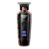 Máquina De Cortar Cabelo Barba Acabamento Kemei Max5090 Pro